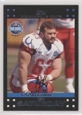 2007 Topps All-Pro Jeff Saturday #410 5po