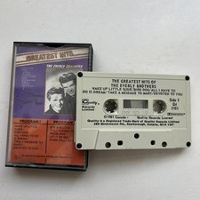 The Everly Brothers   Greatest Hits Vintage Cassette Tape VG C54