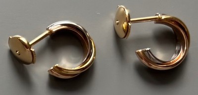 Cartier Trinity Ohrringe - klein, neu mit Zertifikat