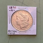 1891 O Morgan Silver Dollar