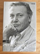 Sir David Attenborough Signed Life On Air Har...