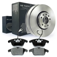 Bremsbeläge Bremsklötze + Bremsscheiben 304mm vorne für Citroen C5 Peugeot 508