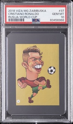 2018 VIZA MG ZABIBUSKA RUSIJA WORLD CUP #37 CRISTIANO RONALDO PSA