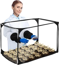 Still Air Box, Mushroom Grow Kit, Portable Compact Still Air Box Mycology for Mu