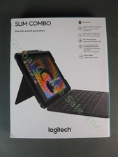 Logitech Slim Combo Backlit Bluetooth Keyboard  Case For iPad Tablet 5-6th Gen