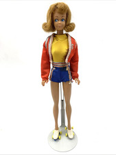 Vtg Midge Barbie Doll 1962 Blonde Freckles Ma...