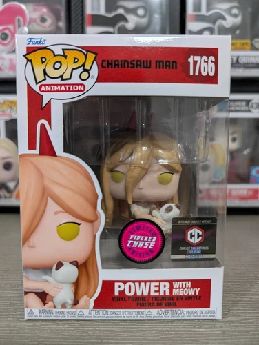 Funko Pop! Vinyl: Chainsaw Man - Power with Meowy (Chase) - Chalice Collectibles