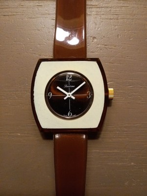 Vintage MCM Lucerne Women's Swiss Mechanical Lucite Watch