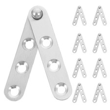  10 Pcs Hidden Hinges Door and Window Hardware Swinging Pivot Concealed Shaft