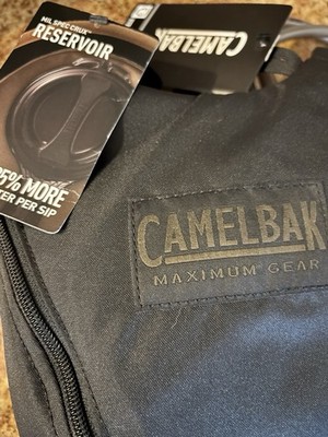 NWT *Camelbak HydroBak 50oz Mil Spec Crux Reservoir Black Hiking Hydration