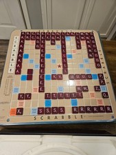 VINTAGE 1977 Deluxe Edition Scrabble Turntable Crossword Board Game