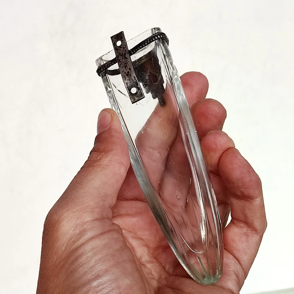 ANCIEN PIQUE-FLEUR DE VOITURE CALECHE BOUQUETIÈRE SOLIFLORE - Photo 4/4