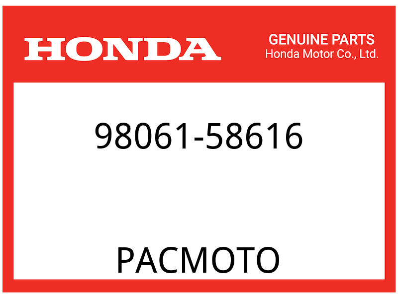Honda 98061-58616 SPARK PLUG DPR8Z NGK