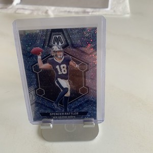 2024 Panini Mosaic #393 Spencer Rattler Rookie No Huddle Saints