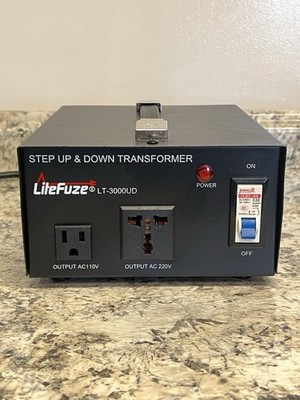 Litefuze Lt-3000ud Step up/Step Down Viktage Opened & Never Used