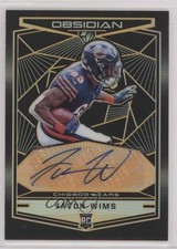 2018 Panini Obsidian Rookie Electric Etch Orange 13/50 Javon Wims Auto 0yn1