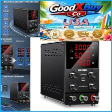 Adjustable DC Power Supply 30V 5A Variable Regulated LED Display USB Bench Lab