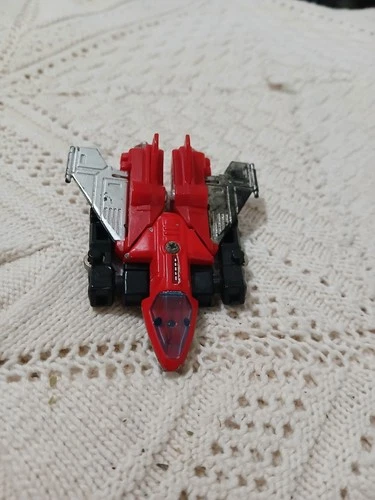 1983 GoBots “Fitor” Vintage Action Figure - Bandai Tonka -Red Jet Silver Wings