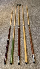 Vintage Pool Billiards Cues & Bridge Stick