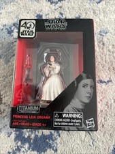 Star Wars Black Series Titanium Series 40th Anniversary Princess Leia  04 Figure