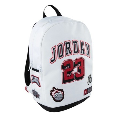 Michael Jordan Backpack White/ Gym Red Universal New #23