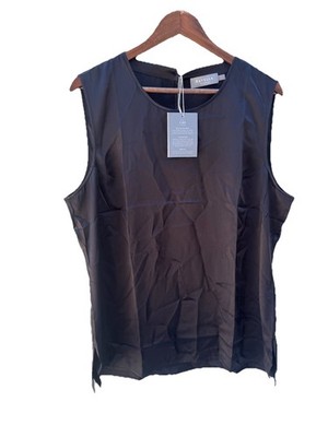 Ravella Womens Tank Giada Silk Shell Top Shirt 100% Silk Size XL 16-18 NWT