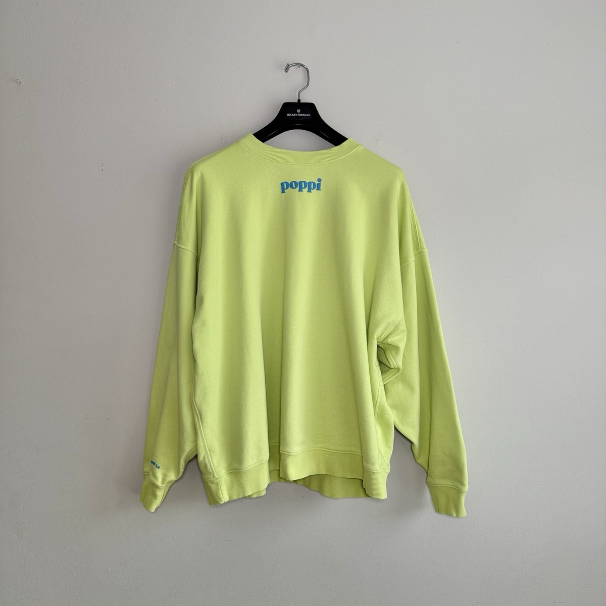 Poppi Soda Merch Sweatshirt Women XL Neon Lime Shut Up I'm