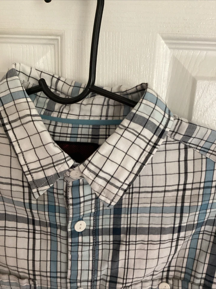 Hawk Striped Long Sleeve Button Down Size Medium (preowned) - Image 3 of 4