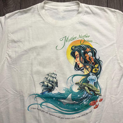 Vintage Jimmy Buffett Mother Ocean 1993 Caribbean Soul  T Shirt FREE SHIPPING