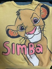 Disney Lion King Simba Sweatshirt 3T Yellow