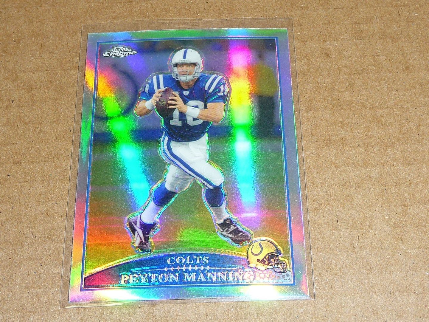 2009 Topps Chrome PEYTON MANNING REFRACTOR PARALLEL COLTS #TC96 A9352