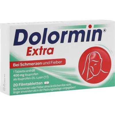 DOLORMIN extra Filmtabletten 20 St PZN 91089