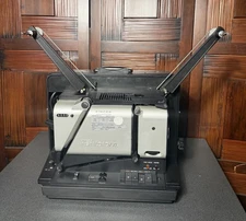 Singer Instaload XL 16mm Filmstrip Projector Model 2270 Tested Working w/ Case