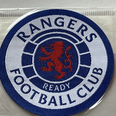 Uk Rangers Patch Classic Unused Mint RANGERS Crest Thin Iron On Football Patch 6.5cm ...