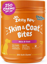 Omega 3 Fish Oil for Dogs - Zesty Paw Dog Vitamins and Supplements for Hip, Join