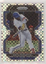 2022 Panini Prizm Tier II Power Plaid Prizm 39/75 Adolis Garcia #142 0u4c