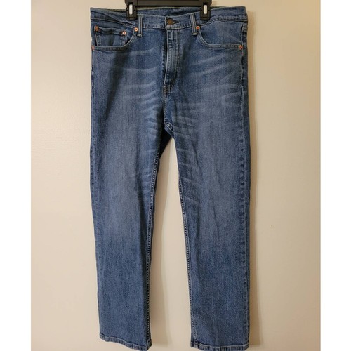 Jeans Levi Strauss effetto invecchiato 505 taglio dritto 36W 30L - Foto 2 di 6