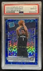 2020-21 Donruss Optic Anthony Edwards Fast Break Blue Prizm RC #/50 PSA 10
