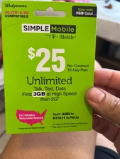 t mobile simple mobile plan card