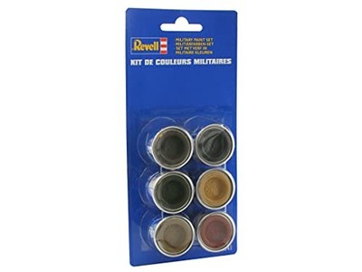 32341 Militärfarbe Set 2 (6x Email Emaillefarbe) 14ml