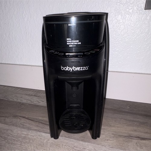 Babybrezza Automatic Formula Dispenser Black Dishwasher Safe Sections Round