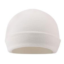 Cotton Baby Girl Hat Boys Beanie Newborn Hospital Hats Winter Preemie White