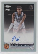 2022-23 Topps Chrome OTE Overtime Elite Jayden Williams #CA-JW3 Auto 4g8