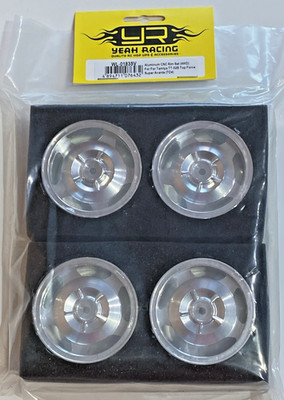 Yeah Racing CNC Alu Felgensatz silber 12mm Sechskant Tamiya TT02B Top Force NEU