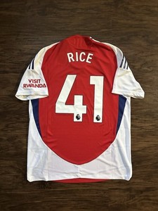 アーセナル RICE 41番 ジャージ Official RICE #41 Arsenal FC Home CUP 2025-26 PRINT | eBay