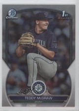 2023 Bowman Draft Chrome Refractor Teddy McGraw #BDC-73 6u5