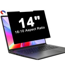 Laptop Privacy Screen 14 Inch Magnetic 16:10 Aspect Ratio Removable