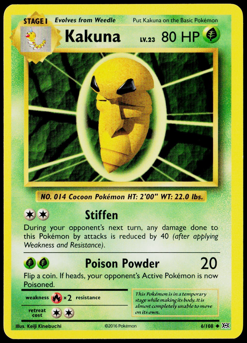 Kakuna 6/108 XY - Evolutions NM