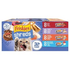 Purina Shreds Beef, Turkey, Whitefish & Chicken Wet Cat Food - 5.5oz/32ct