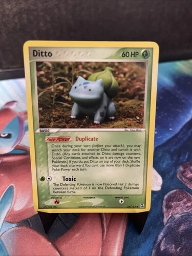 Pokemon Ditto Bulbasaur Figure 36/113 Regular Delta Species